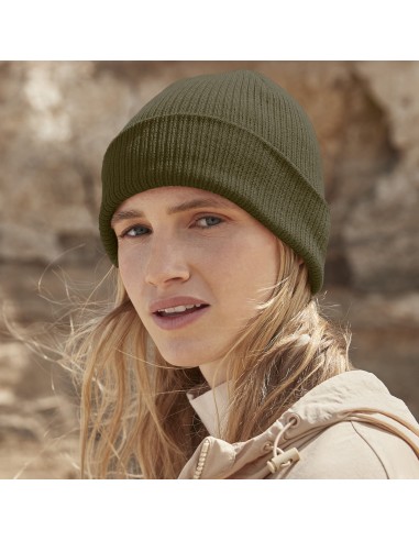 BEE-B376R-Polylana® Ribbed Beanie
